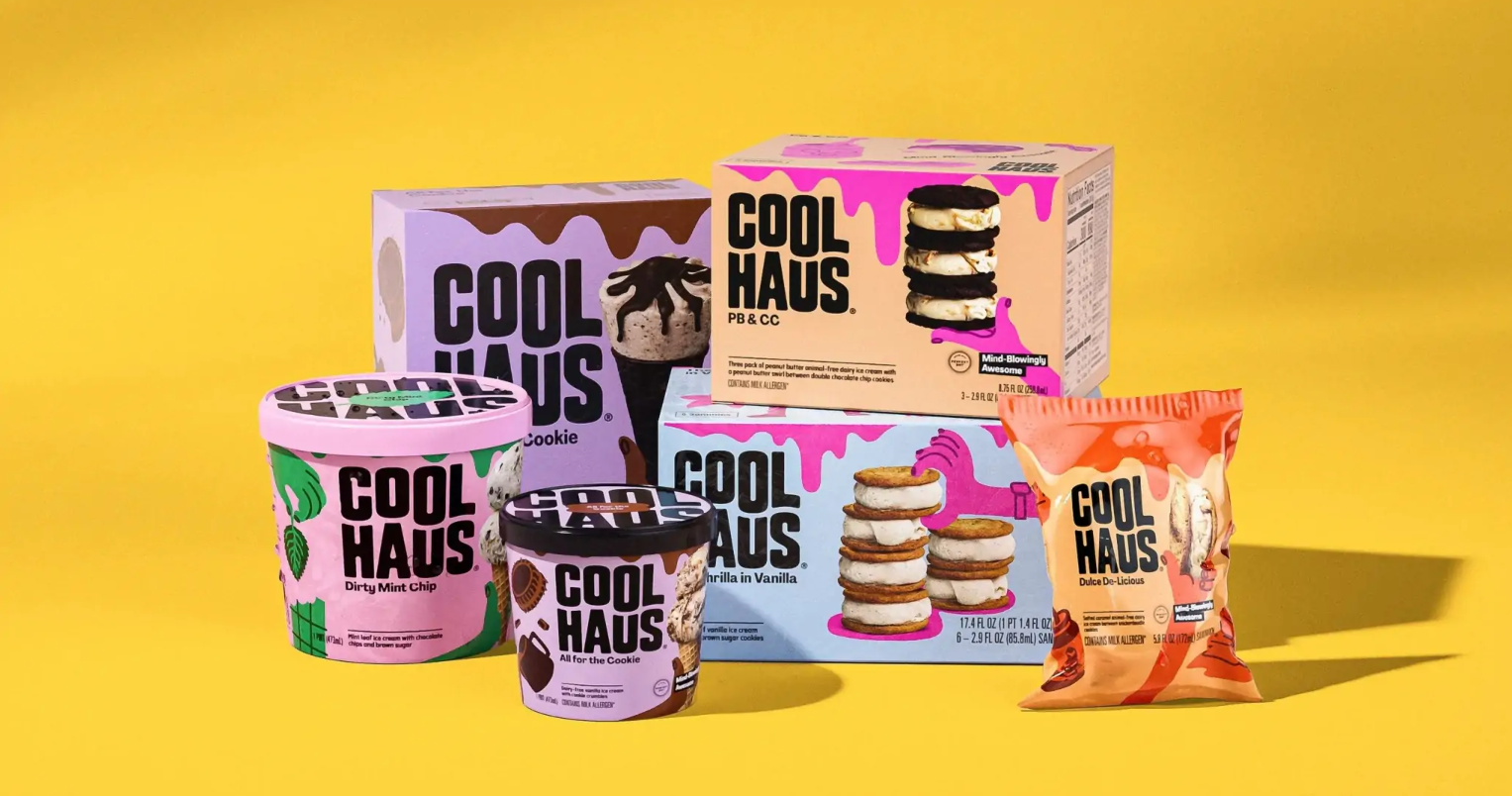 由&Walsh設計的 Coolhaus冰淇淋包裝設計欣賞